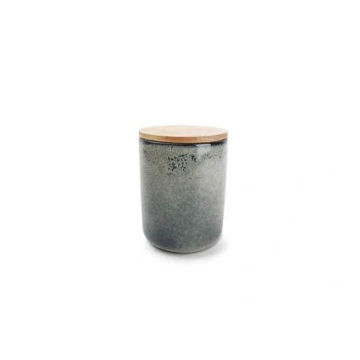Afbeelding van Salt &amp; Pepper Voorraadpot blauw/groen Meridian 12cm H15cm