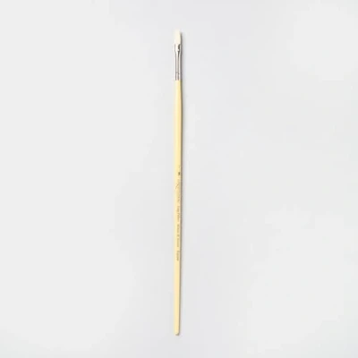 Afbeelding van Winsor &amp; Newton 5870002 Artists varkenshaarpenseel gemaakt van hoogwaardig Chunking varkenshaar voor olieverf en acrylverf Filbert penseel lange Steel Nr. 2,