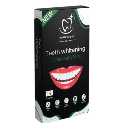 Afbeelding van Smile Vegan Professionele Tandenbleek Strips 28 Teeth Whitening Tandenbleekset Wittere Tanden Bleken Zonder Peroxide