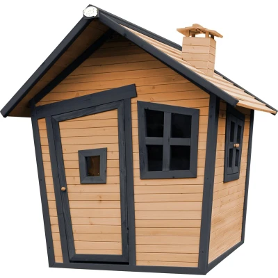 Afbeelding van AXI Alice Speelhuis van FSC hout Speelhuisje voor de tuin / buiten in antraciet &amp; bruin