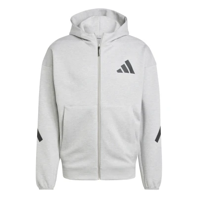 Afbeelding van adidas Sportswear FULL Hoodie, Heren, Maat: Large, Medium grey heather