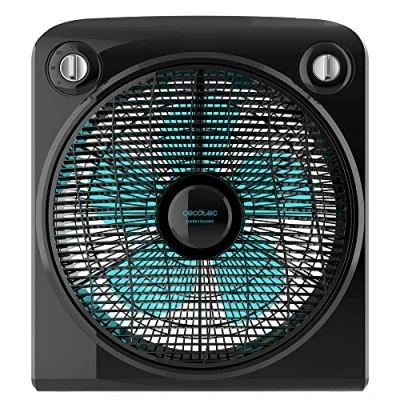 Afbeelding van Cecotec Vloerventilator EnergySilence 6000 PowerBox Black. 50 W, 5 bladen, 3 snelheden, kopermotor, roterende regilla, 2 uur timer