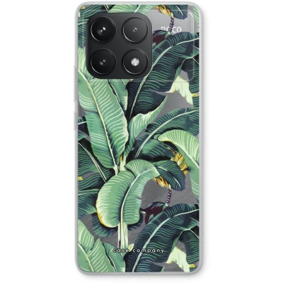 Afbeelding van Case Company® hoesje geschikt voor Xiaomi Redmi K70 Pro Bananenbladeren Soft Cover Telefoonhoesje Bescherming aan alle Kanten en Schermrand