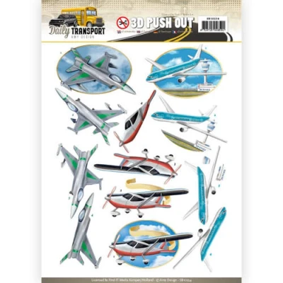 Afbeelding van Flying High Daily Transport 3D Push Out Amy Design