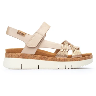 Afbeelding van Pikolinos Palma dames sandaal beige maat 37 (EU) 4 (UK)