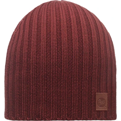 Afbeelding van Buff Minimal Bossanova muts rood merino wool
