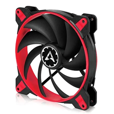 Afbeelding van ARCTIC BioniX F140 PC Fan, 140mm Ventilator, 140 mm Gaming Case Fan met PWM PST, PST aansluiting (PWM Sharing Technology), Regelt het rpm synchroon, 2001800 Rood