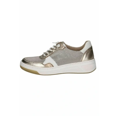 Afbeelding van Caprice Sneakers laag, Dames, Maat: 41, Stone comb Leer en textiel