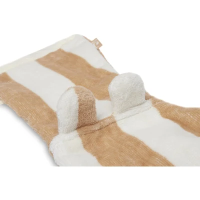 Afbeelding van Washand Jollein Ears Stripe Terry Biscuit GOTS