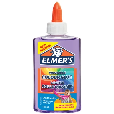 Afbeelding van Elmer&#039;s Kinderlijm transparant 147ml paars