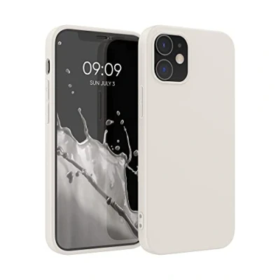 Afbeelding van kwmobile telefoonhoesje compatibel met Apple iPhone 12 / Pro hoesje Zachte case voor smartphone Back cover in maanglans