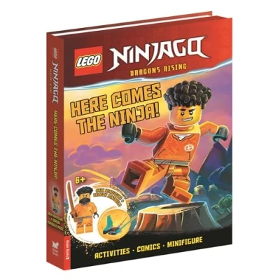 Afbeelding van LEGO® minifigure Activity NINJAGO®: Here Comes the Ninja! (with Arin and dragon mini build)