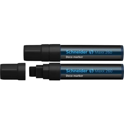 Afbeelding van Schneider krijtmarker Maxx 260 zwart 2 stuks S 126001