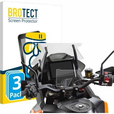 Afbeelding van BROTECT Glas Screen Protector voor KTM 1290 Super Adventure S 2021 TFT 7&quot; Snelheidsmeter (3 Stuks) Schermbeschermer [9H, Folie niet Glas]