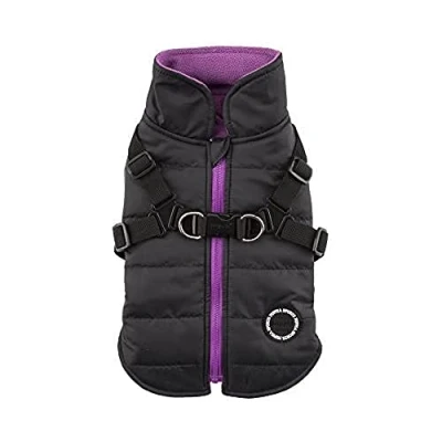 Afbeelding van Mountaineer II, wintervest met harnas, zwart, XL