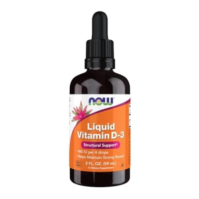 Afbeelding van Now Foods Vitamine D 3 Liquid 59ml