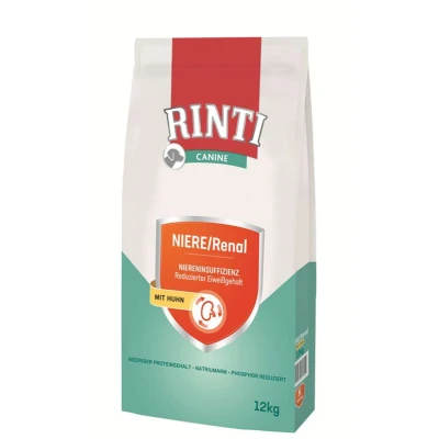 Afbeelding van Rinti Canine Niere/Renal Huhn 12 kg