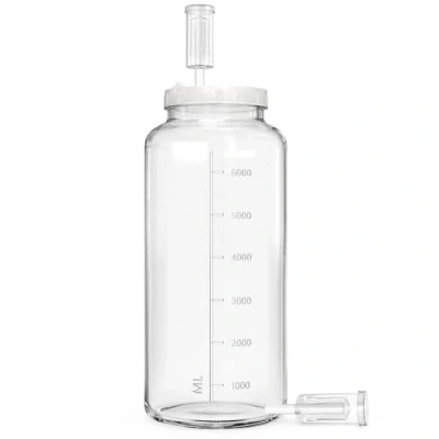 Afbeelding van Absovetu Grote fermenteerglas met luchtsluis, 7,6 liter, brede mond, fermenteerglazen fermenteerventiel, fermenteerset gewicht, voor Kimchi, zuurdeeg, zuurkool, kefir en groenten