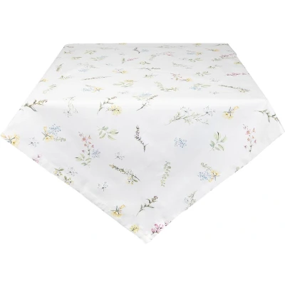 Afbeelding van Clayre &amp; Eef Witte Tafelkleed 130*180 cm HFL03