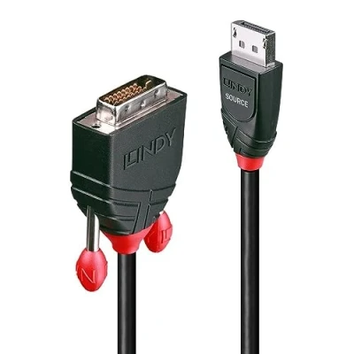 Afbeelding van Lindy 36270 0.5m HDMI Type A (Standard) DVI D Zwart video kabel adapter