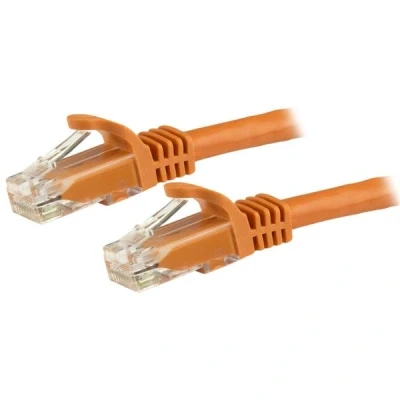 Afbeelding van StarTech 15m RJ45 UTP Cat6 Gigabit snagless netwerkkabel Oranje