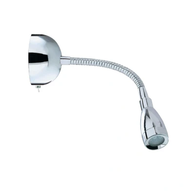 Afbeelding van Searchlight LED Adjustable Wall Lights Wandverlichting Met Schakelaar 8 X 28,5 Cm 0,5W Incl. Chroom