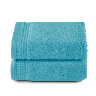 Afbeelding van Top Towel Premium grote badhanddoeken, 2 handdoeken, 50 x 100 cm, 100% katoen, 600 gram, aquamarijn