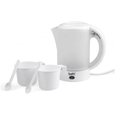 Afbeelding van Botti Teo camping / reis waterkoker 650W 0,6L wit doorzichtig