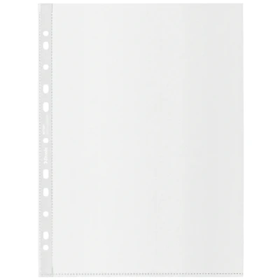 Afbeelding van Esselte Premium Geperforeerde Showtas, 100 % Gerecycleerd, Ft A4, Micron, Doos Van 50 Stuks Showtassen