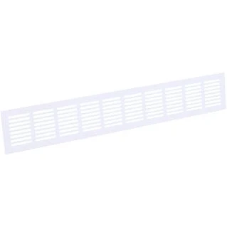 Afbeelding van Nedco plintrooster alum. 800 x 80 mm wit