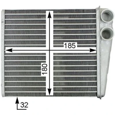 Afbeelding van Kachelradiateur, interieurverwarming MAHLE AH 208 000S
