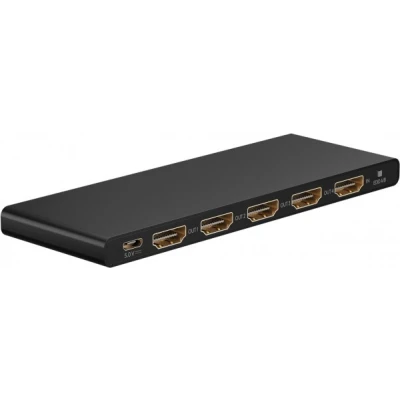 Afbeelding van HDMI splitter Goobay 4 poorts (4K@30Hz, Actief)