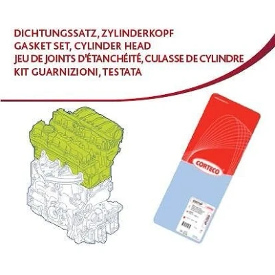 Afbeelding van Corteco Cilinderkop pakking set/kopset 417245P