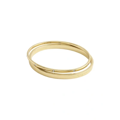 Afbeelding van Coach SET Ring goldcoloured, Dames, Maat: One Size, Gold coloured