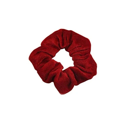 Afbeelding van Set van 2 fluwelen scrunchies (rood)