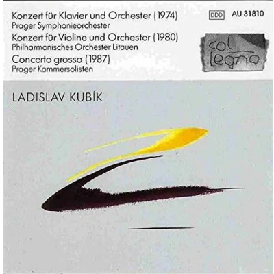 Afbeelding van Prague Symphony Orchestra Kubik: Konzert Fuer Klavier &amp; Orchester/Vi (CD)