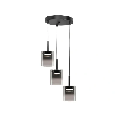 Afbeelding van Highlight Hanglamp Salerno Rond Zwart