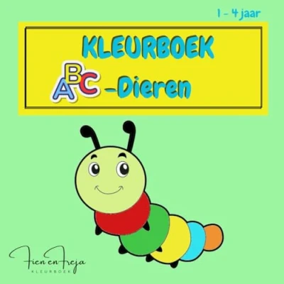 Afbeelding van Kleurboek ABC Dieren: 56 Kleurplaten voor kinderen van 1 tot 4 jaar