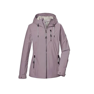 Afbeelding van G.I.G.A. DX dames Softshell jas/outdoorjas met capuchon GS 74 WMN SFTSHLL JCKT, lavendel, 36, 43052 000