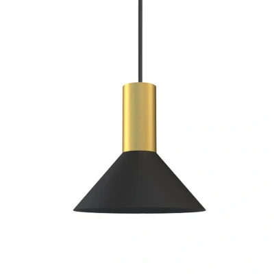 Afbeelding van Nowodvorski Zwart gouden hanglamp Hermanos 8103