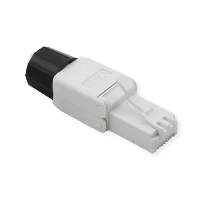 Afbeelding van ROLINE veldmonteerbare RJ 45 Stekker Cat.6A (Class EA), UTP, Wit 21.17.0324 1 stuk(s)