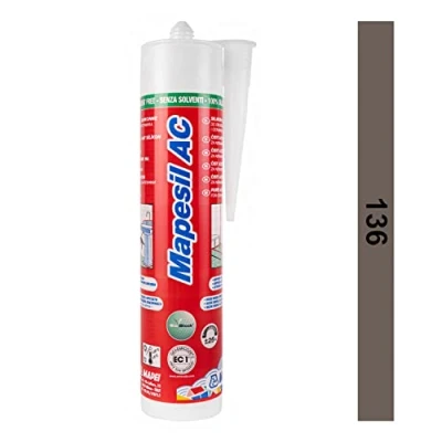 Afbeelding van Mapei Mapesil AC 310ml Modder 136