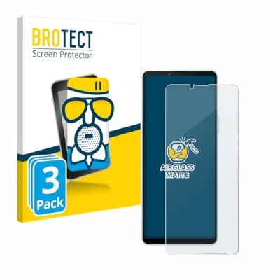 Afbeelding van BROTECT Antireflecterende Glas Screen Protector Mat voor Sony Xperia 10 VI (3 Stuks) Schermbeschermer [Beschermglas Folie niet Gehard Glas]