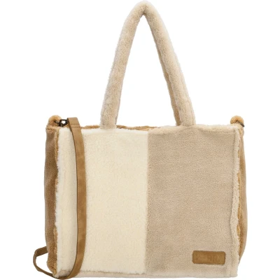 Afbeelding van Zebra Trends Teddy Denise Shopper crème Damestas