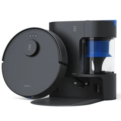 Afbeelding van ECOVACS OZMO Pro 2.0 N20 Plus dweil en stofzuigerrobot, 8000 Pa, moeiteloze reiniging voor 45 dagen, anti klitborstel, levensduur 300 min, 20 mm klimfunctie, trillingsreiniging