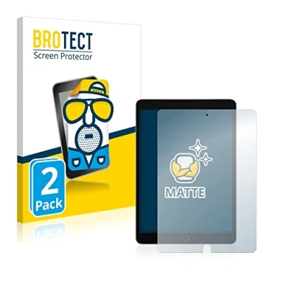 Afbeelding van BROTECT (2 Stuks) Antireflecterende Beschermfolie voor Apple iPad 10.2&quot; WiFi Cellular 2021 (9. Gen.) Anti Glare Screen Protector, Mat