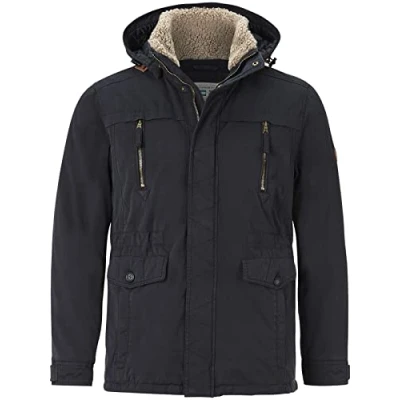 Afbeelding van Jan Vanderstorm jas Plus Size LUDVIG donkerblauw