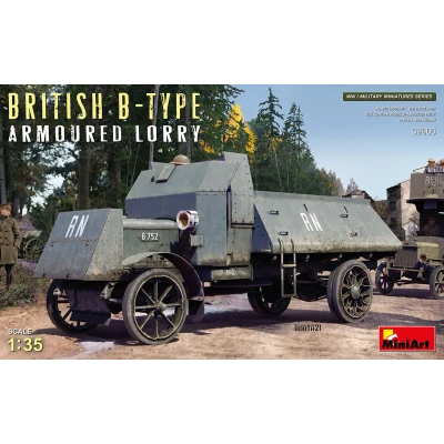 Afbeelding van 1:35 MiniArt 39006 British B Type Armoured Lorry Plastic Modelbouwpakket