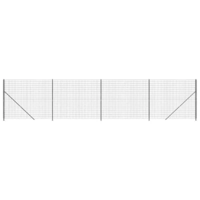 Afbeelding van Draadgaashek met flens 2,2x10 m antracietkleurig