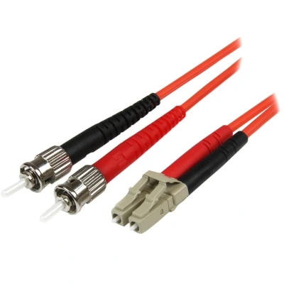 Afbeelding van StarTech.com 1 m multimode 50/125 duplex glasvezelpatchkabel LC ST